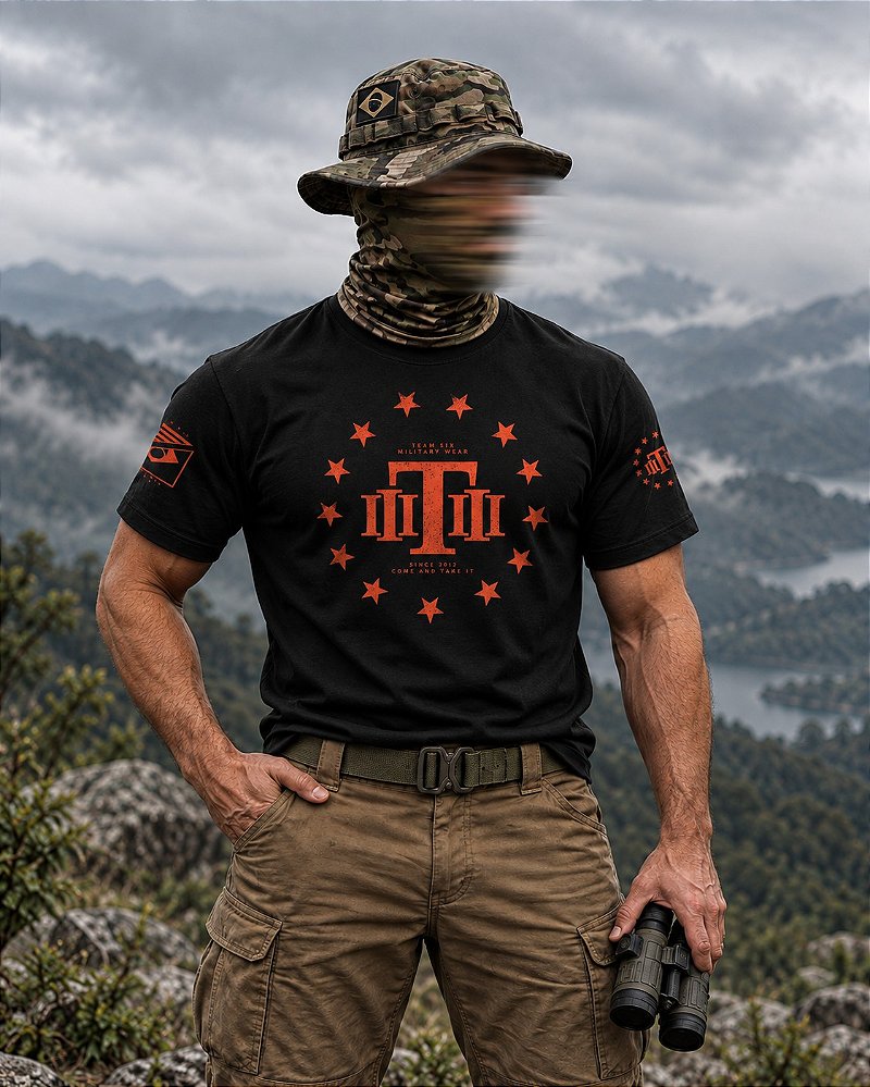 Camiseta Masculina Concept Line Wear Team Six Brasil