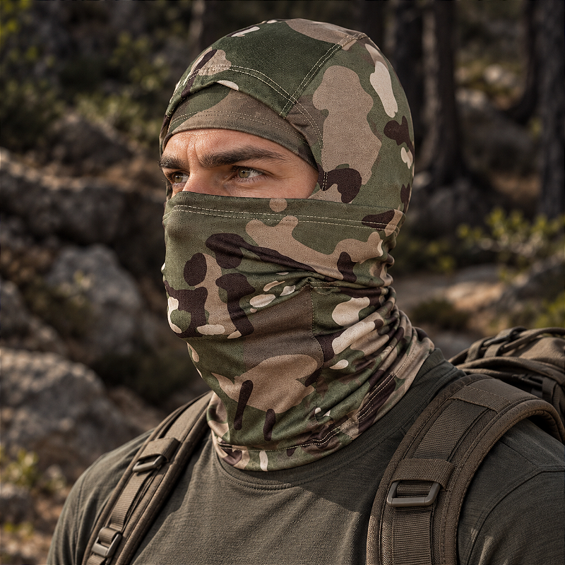 Balaclava Tática Parabellum Multicam Operações especiais Team Six Brasil