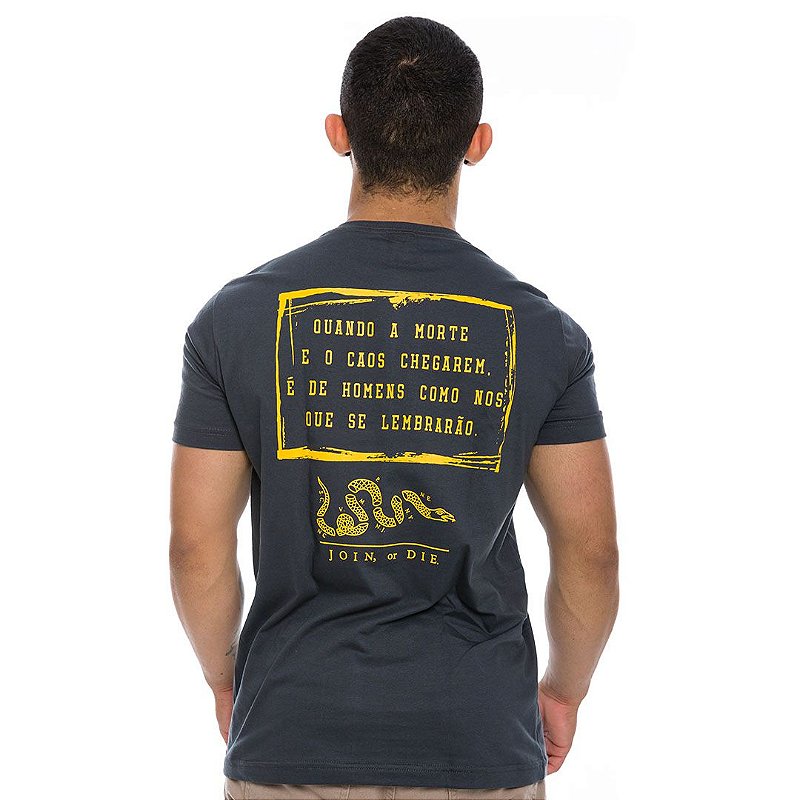 Camiseta Masculina Magnata Join Or Die Liberty Team Six Brasil
