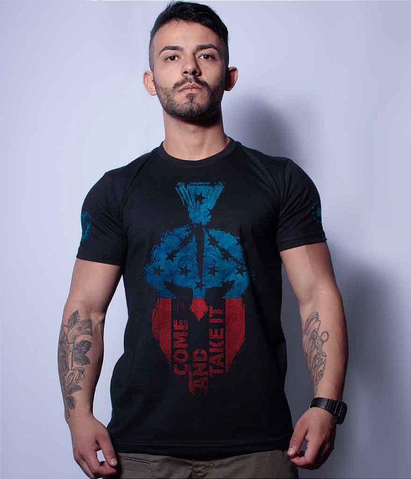 Camiseta Masculina Squad T6 Magnata Come And Take It Team Six Brasil