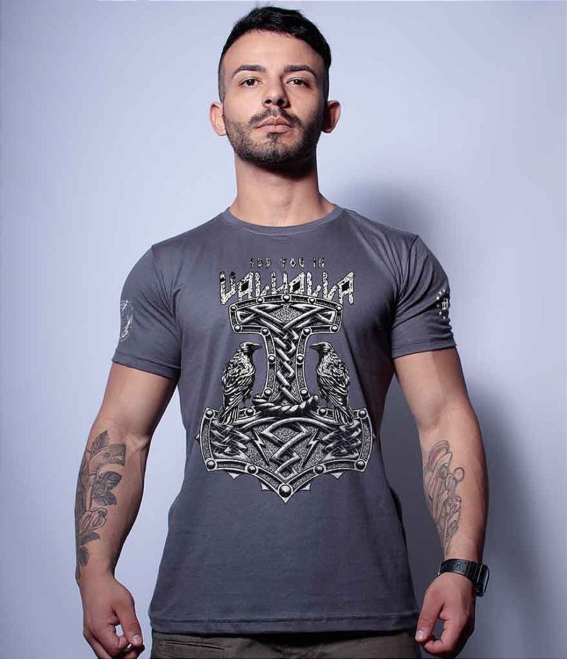 Camiseta Masculina Squad T6 Magnata Se You In Valhalla Team Six Brasil