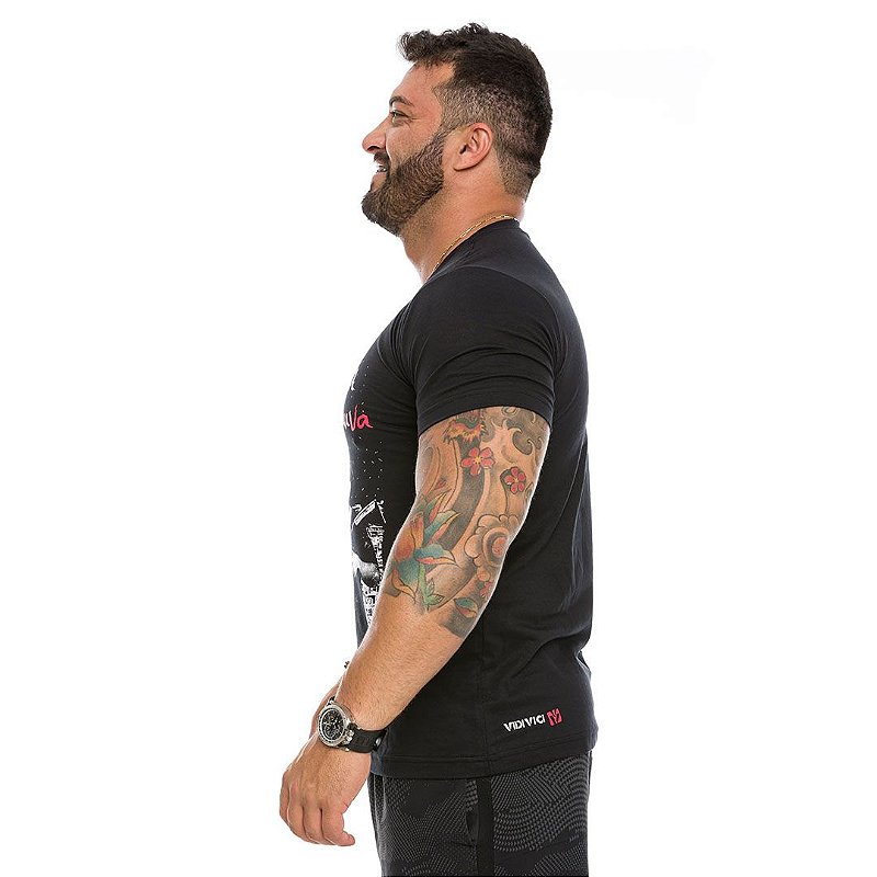 Camiseta Masculina Casual Vidi Vici Relaxa É Só Um Guarda Chuva Plim Plim Team Six Brasil
