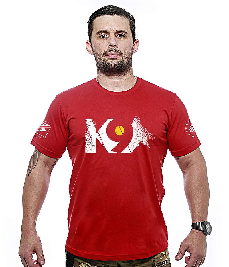 Camiseta Masculina K9 Police Patrulha com Cão Team Six Brasil