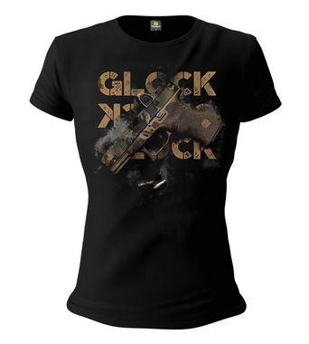 Camiseta Baby Look Feminina Squad T6 Instrutor Fritz Glock Multicam Team Six Brasil