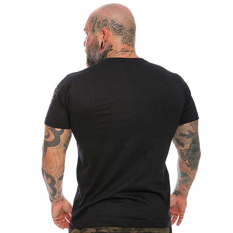 Camiseta Masculina Punisher Original Gold Line Team Six