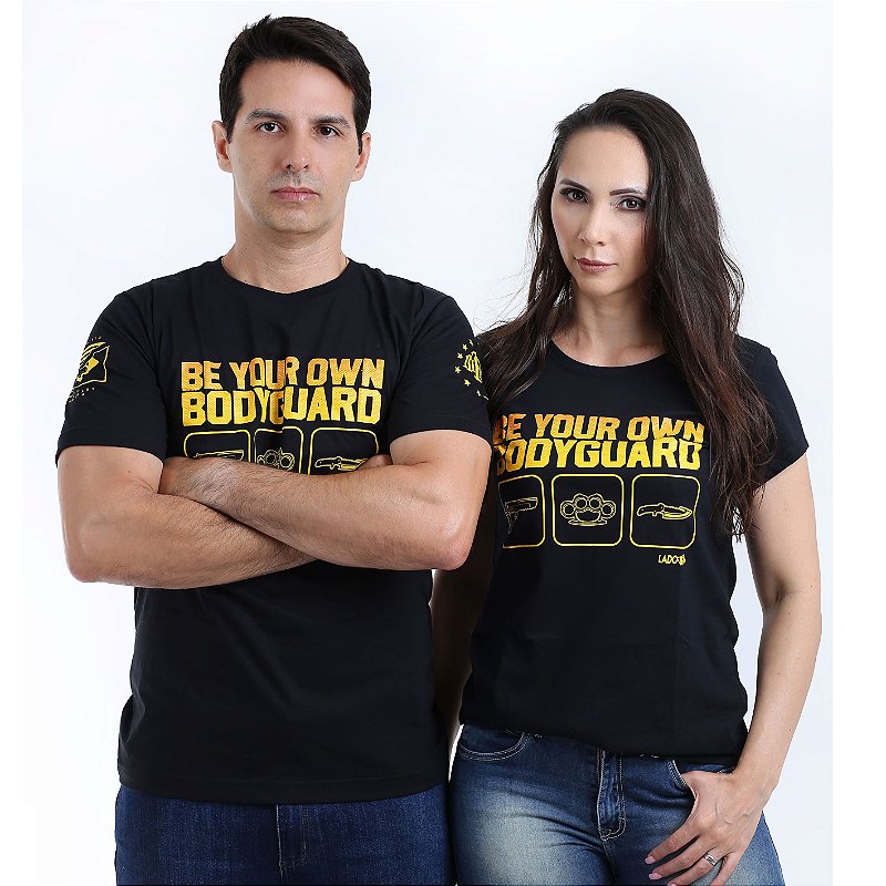 Camiseta Baby Look Feminina Lador Be Your Own Bodyguard Team Six Brasil