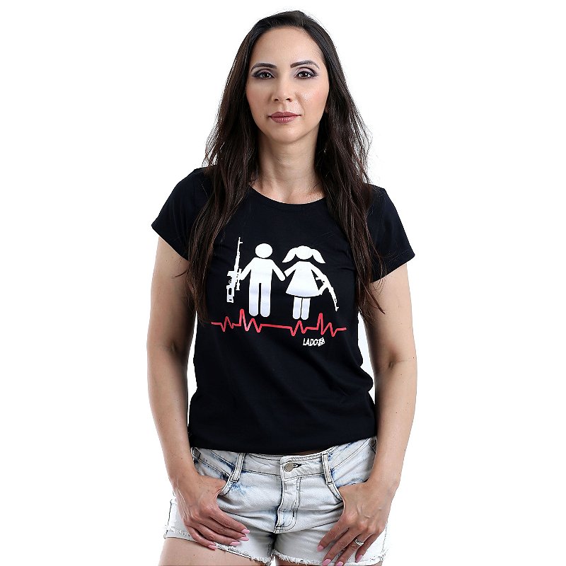 Camiseta Baby Look Feminina Lador Boyfriends Army Team Six Brasil