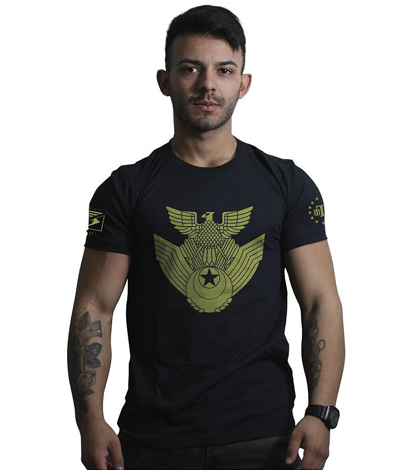 Camiseta Masculina JASDF Japan Air Self-Defence Force Team Six Brasil