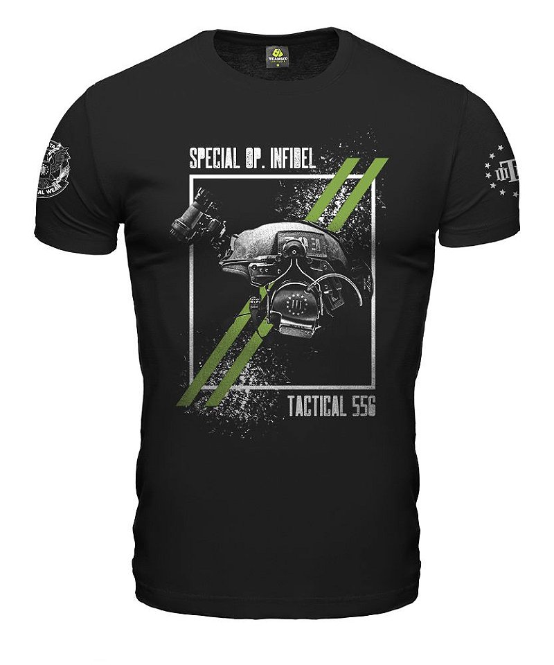 Kit 4 Camisetas Masculinas Come And Take It Magnata 556 Team Six
