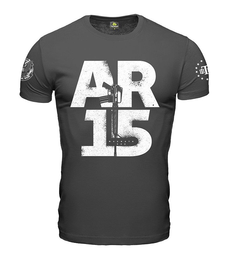 Kit 4 Camisetas Masculinas No Gun Control Magnata 556 Team Six