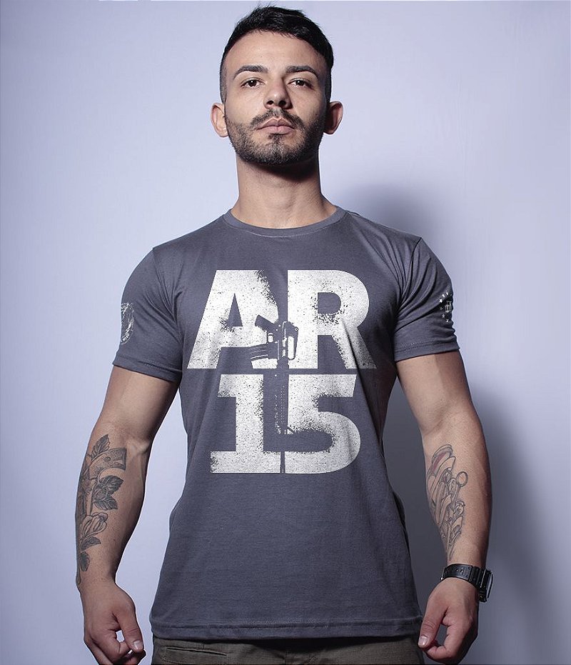 Kit 3 Camisetas Masculinas Magnata AR15 Team Six Brasil