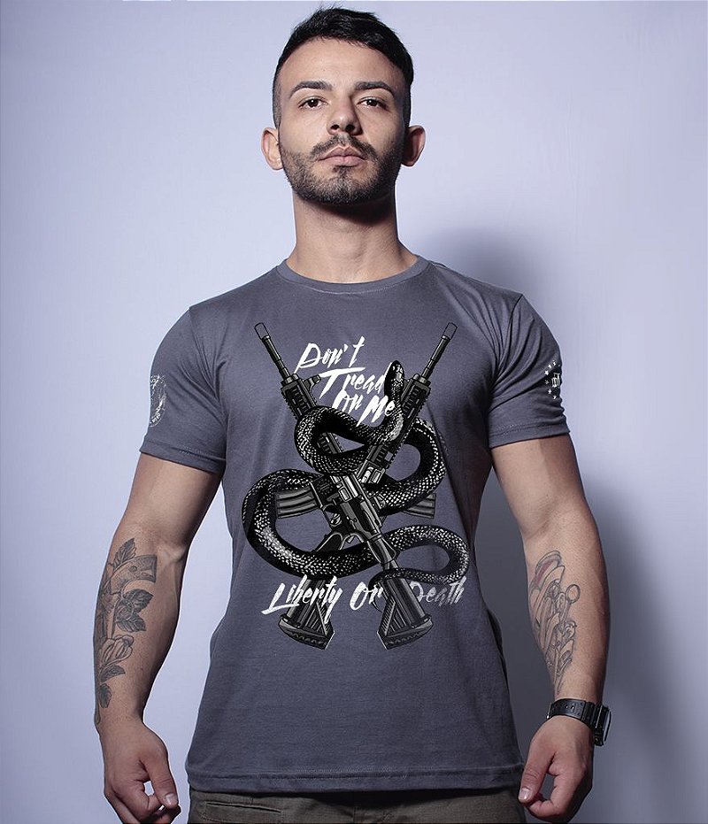 Kit 3 Camisetas Masculinas Magnata Don't Tread On Me Team Six Brasil