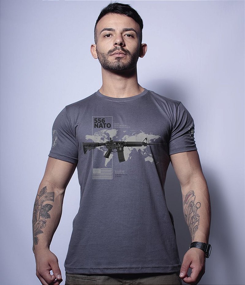 Kit 3 Camisetas Masculinas Magnata Don't Tread On Me Team Six Brasil