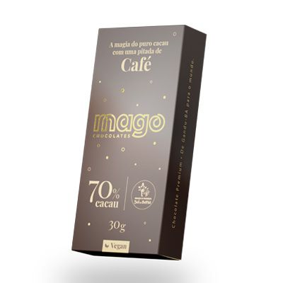 Chocolate Premium com Café - 70%- 30g