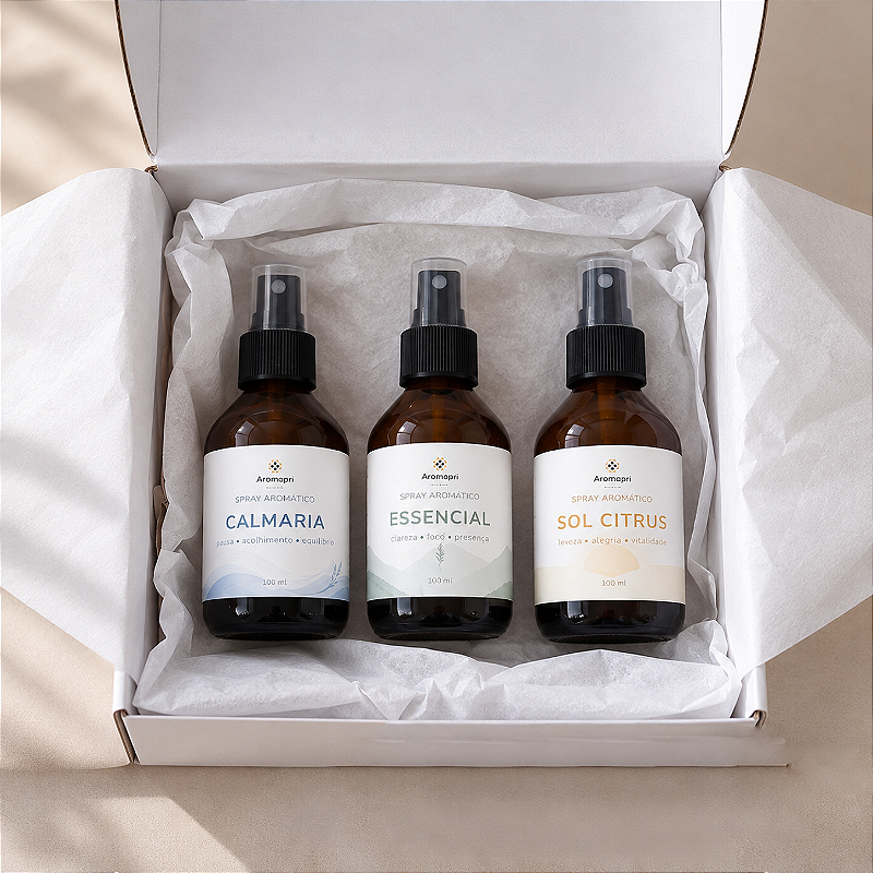 Trio de Sprays Aromáticos