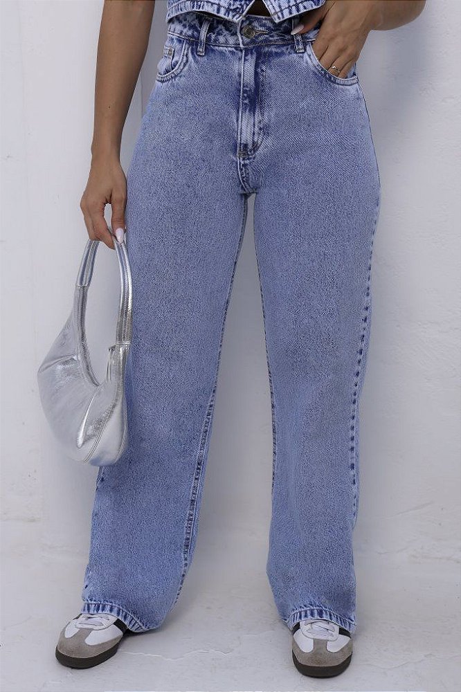 Calça Jeans Wide Leg Feminina Revanche