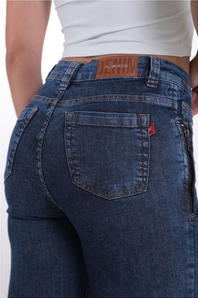 Calça Skinny Jeans Detalhe Zíper Revanche