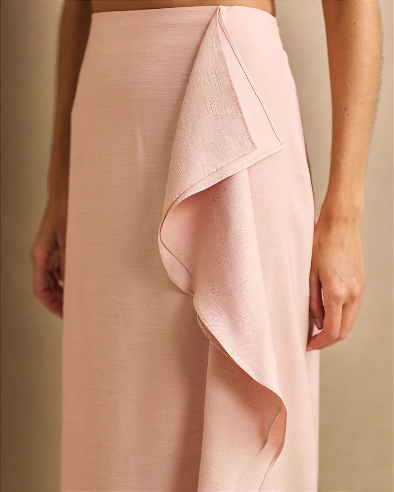 Saia Midi Derive Rosa