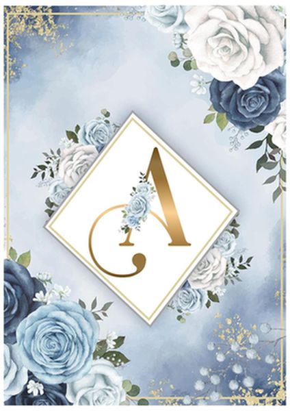 AGENDA ALFABETO FLORAL - Capas variadas