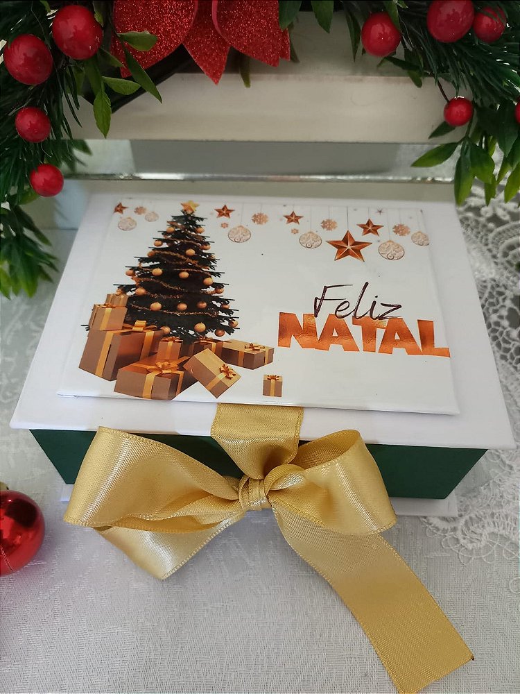 Caixas cartonadas de natal