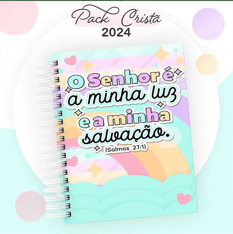 Agenda 2026 - Capa Versiculos e Louvores