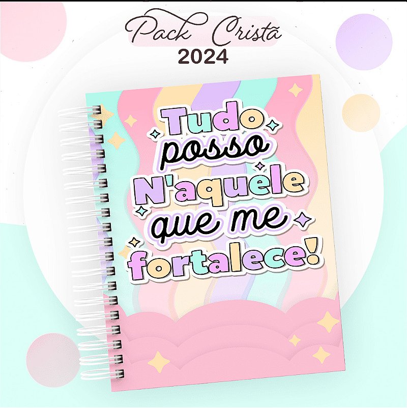 Agenda 2026 - Capa Versiculos e Louvores