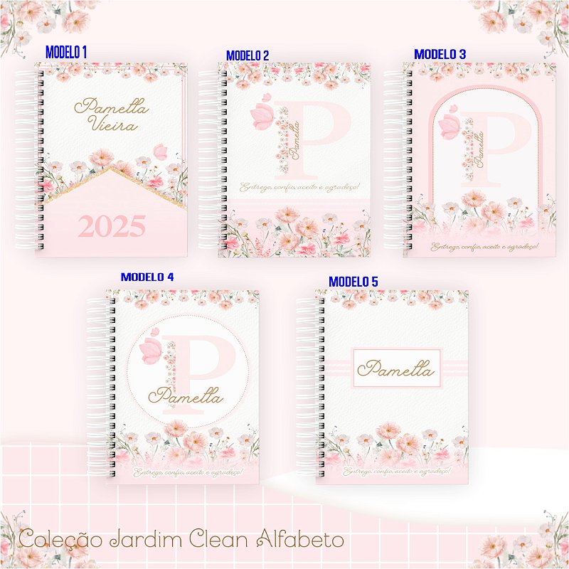 AGENDA JARDIM CLEAN ALFABETO