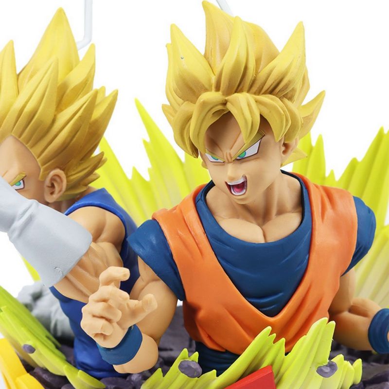 Vegeta e Goku Super Sayajin - Dragon Ball Z Banpresto