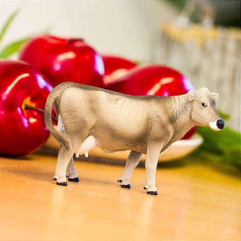 Figura Vaca Marrom Suiça Safari Ltd.