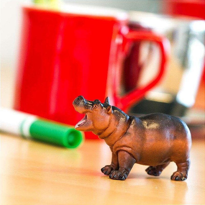 Figura Hipopótamo Filhote Safari Ltd.