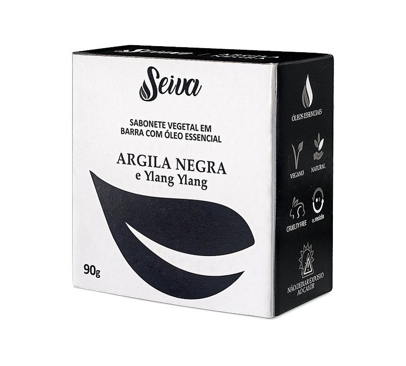 Sabonete de Argila Negra e Ylang Ylang