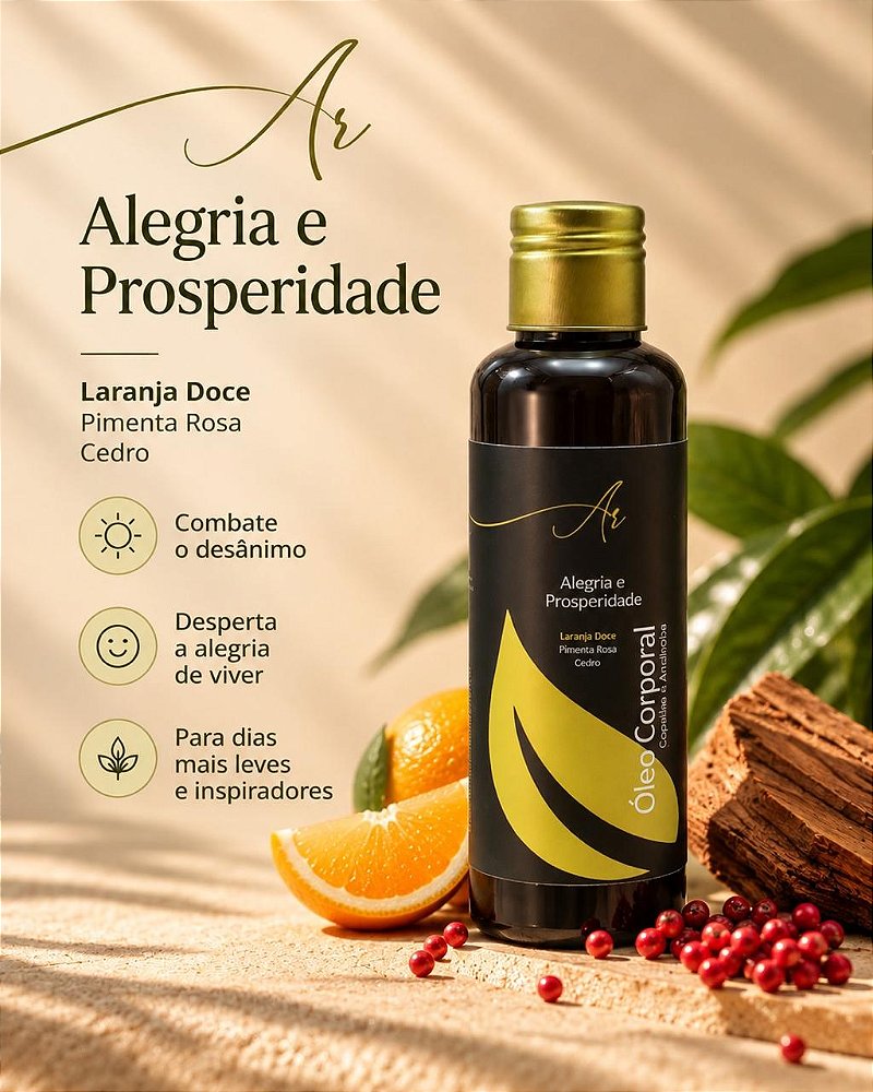 Combo Óleos Corporais - Água, Fogo, Ar e Terra