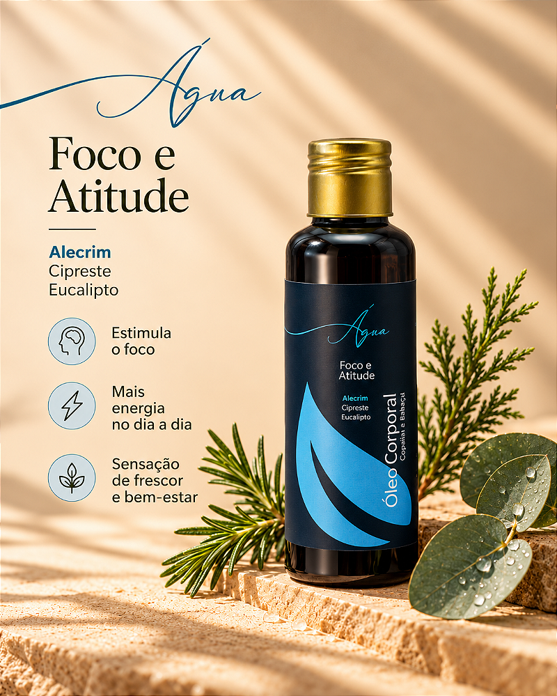 Combo Óleos Corporais - Água, Fogo, Ar e Terra