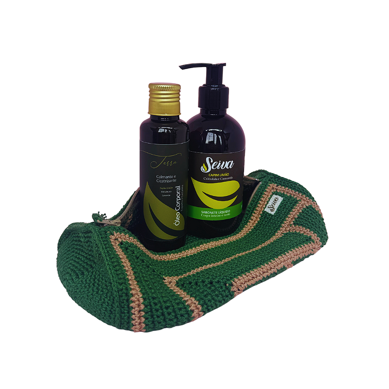 Kit Necessaire Crochê - Óleo Terra