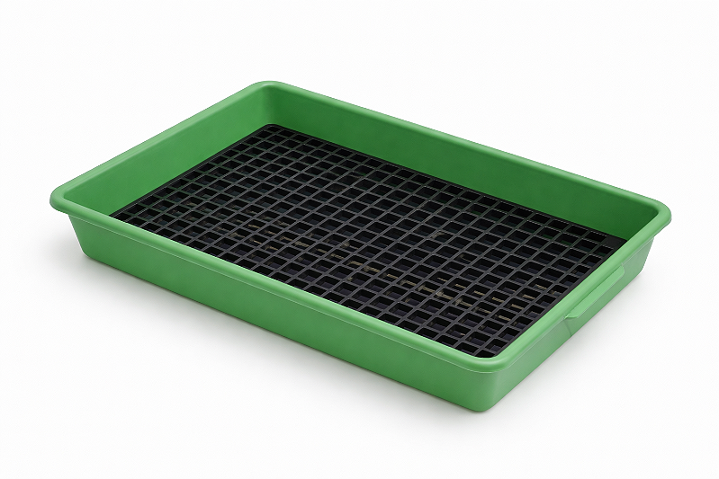 Bandeja Sanitário Saniplus Para Mini Coelho Porquinho da India Chinchila Cor Verde