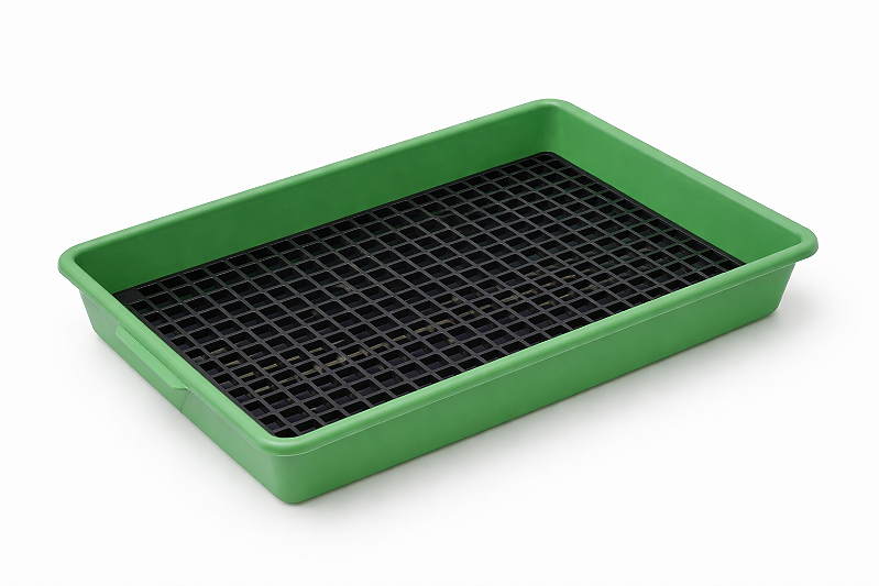 Bandeja Sanitário Saniplus Para Mini Coelho Porquinho da India Chinchila Cor Verde