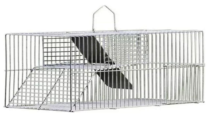Ratoeira Gigante Fundo Falso Ratazanas Ratos Extra Grande 54 X 24 X 23cm