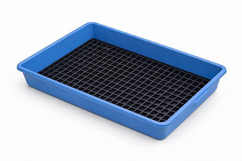 Bandeja Sanitário Saniplus Para Mini Coelho Porquinho da India Chinchila Cor Azul