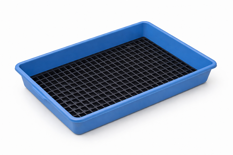 Bandeja Sanitário Saniplus Para Mini Coelho Porquinho da India Chinchila Cor Azul