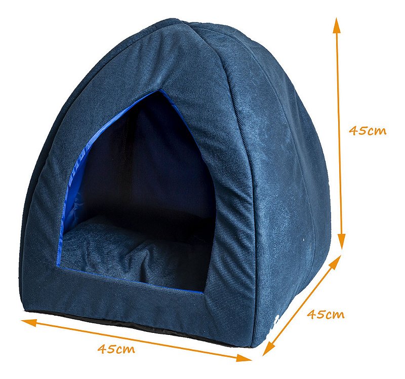 Cama Toca Iglu Caminha e Casinha Para Cães e Gatos Cachorros Pequenos Shitzu