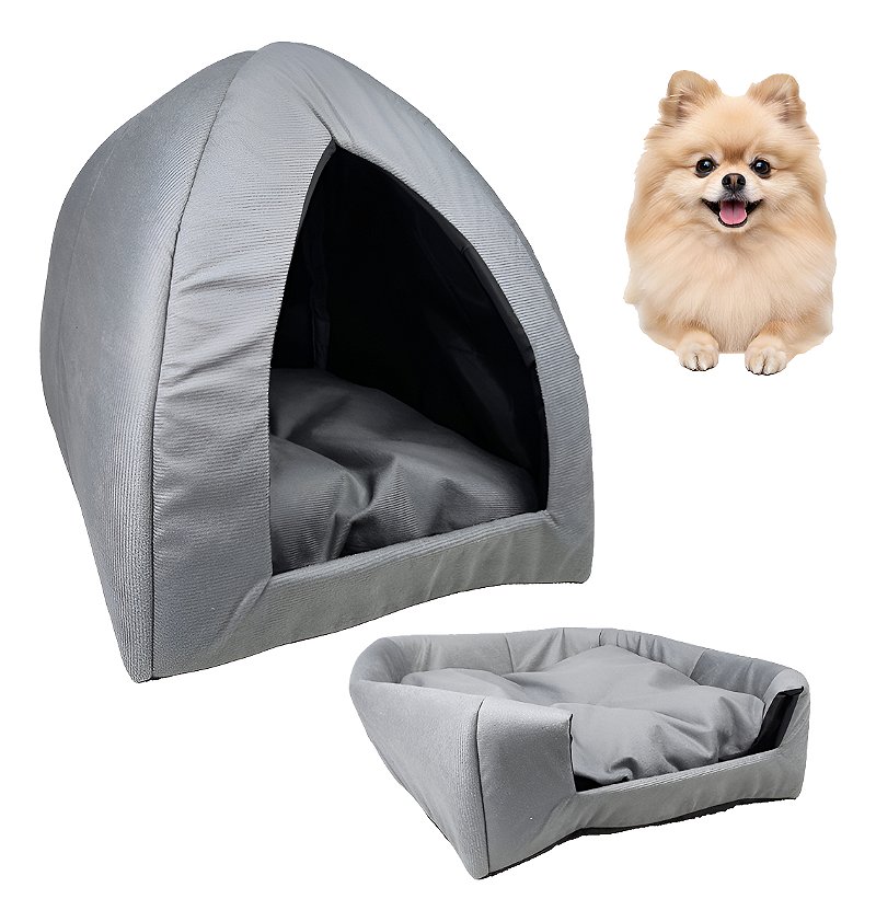 Cama Toca Iglu Oca Caminha e Casinha Para Cães e Gatos Cachorros Pequenos Shitzu
