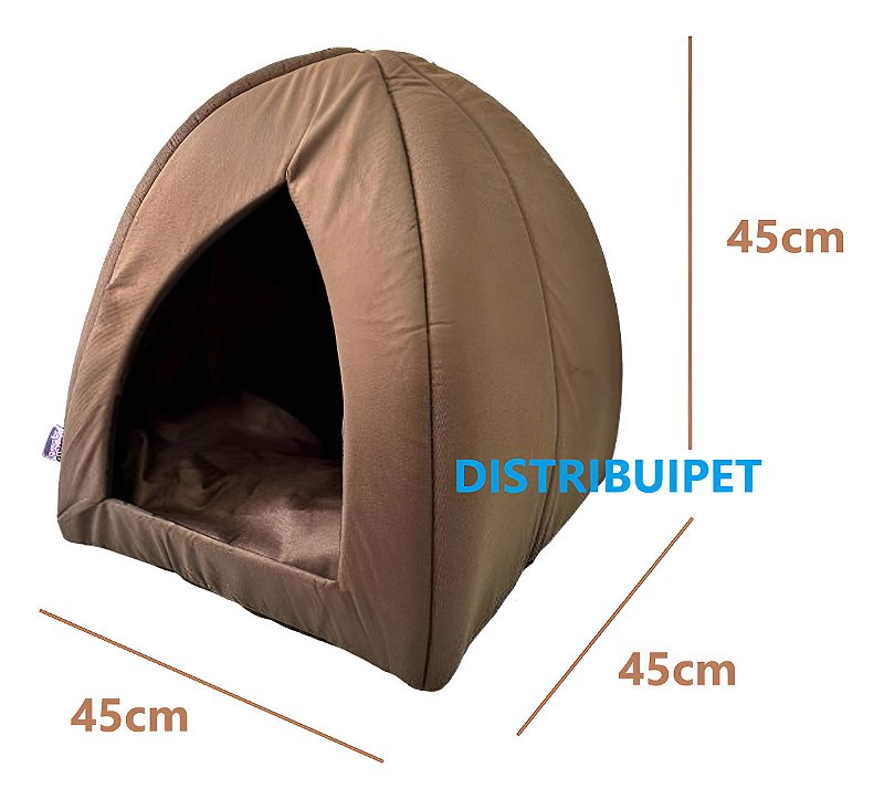 Cama Toca Iglu Oca Caminha e Casinha Para Cães e Gatos Cachorros Pequenos Shitzu