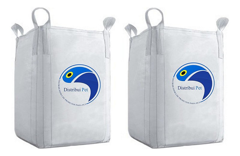 2 Saco Big Bag Modelo C1 Rafia Gramatura 160 Fator 5x1 Medidas 120x90x90 P/ 1000Kg
