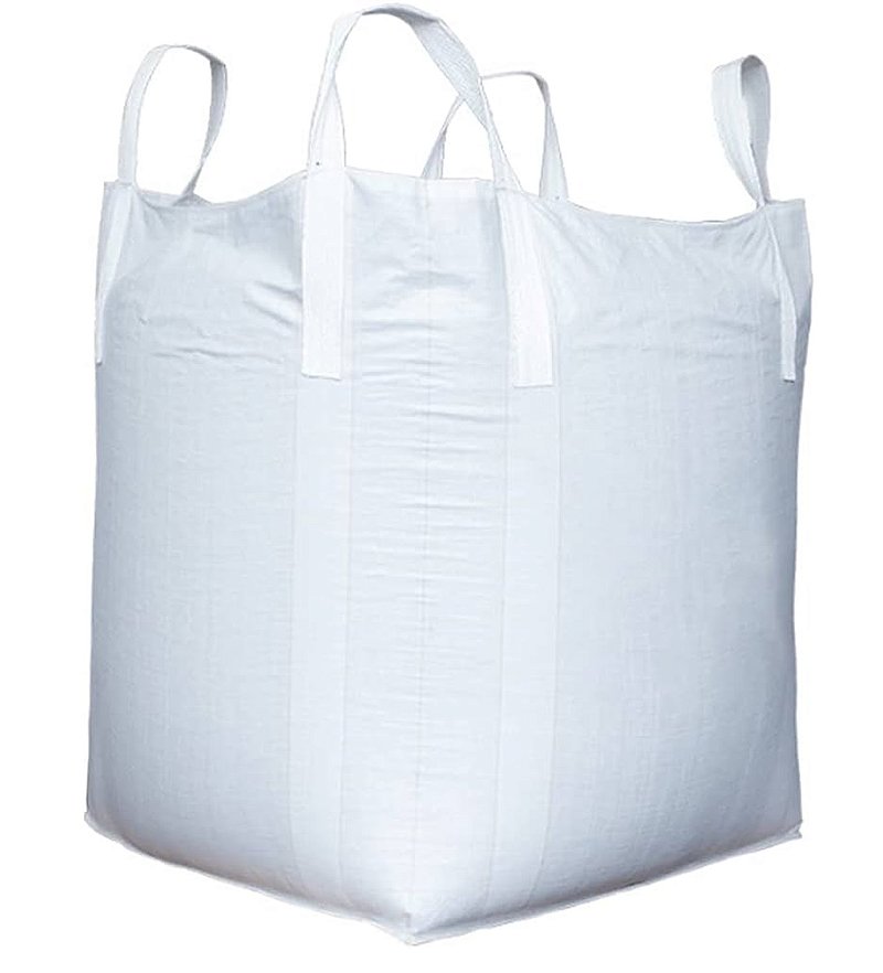 3 Saco Big Bag Reciclagem Usinas Fazendas Entulhos Modelo C1 Rafia Gramatura 160 Fator 5x1 Medidas 120x90x90 P/ 1000Kg