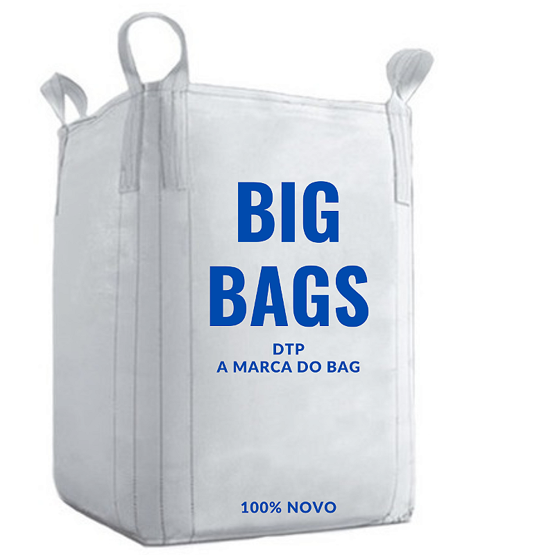 3 Saco Big Bag Reciclagem Usinas Fazendas Entulhos Modelo C1 Rafia Gramatura 160 Fator 5x1 Medidas 120x90x90 P/ 1000Kg