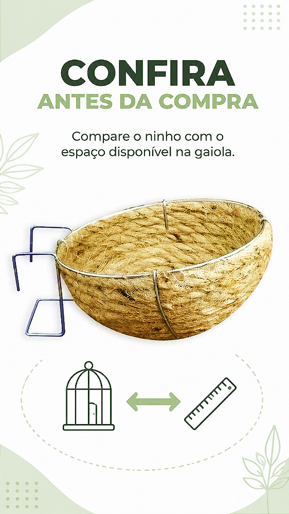 Ninho de Juta Coleiro