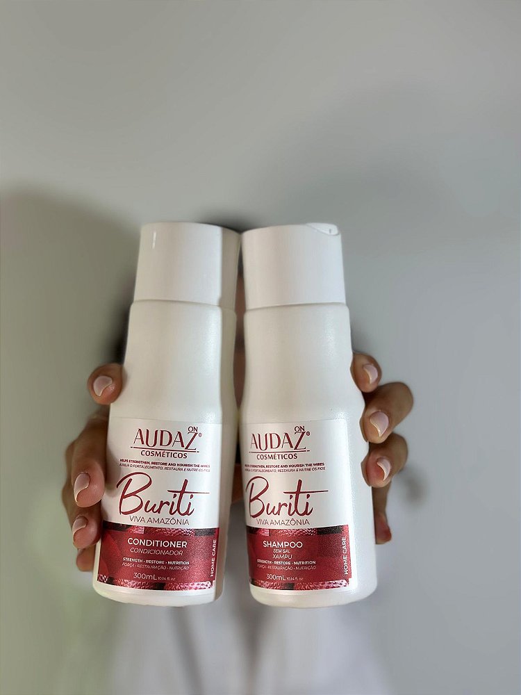 Kit Buriti Shampoo 300ml, Condicionador 300ml e Máscara 300g