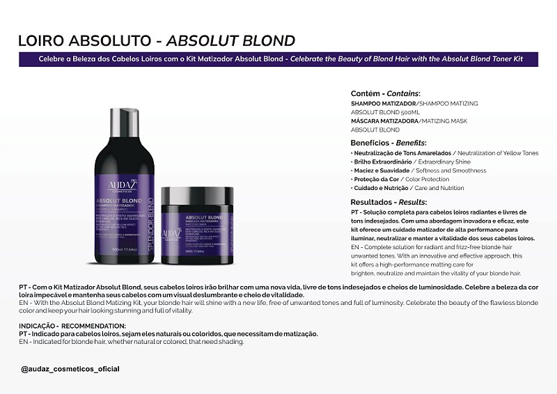 Kit Matizador Blond