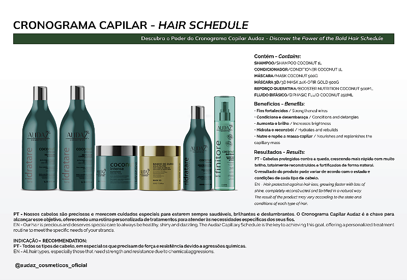 Kit Cronograma Capilar