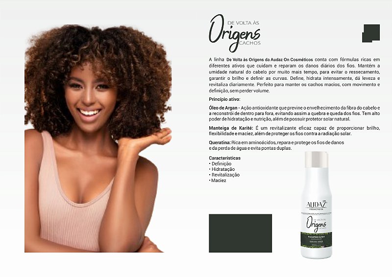 Shampoo Origens Cachos 500ml